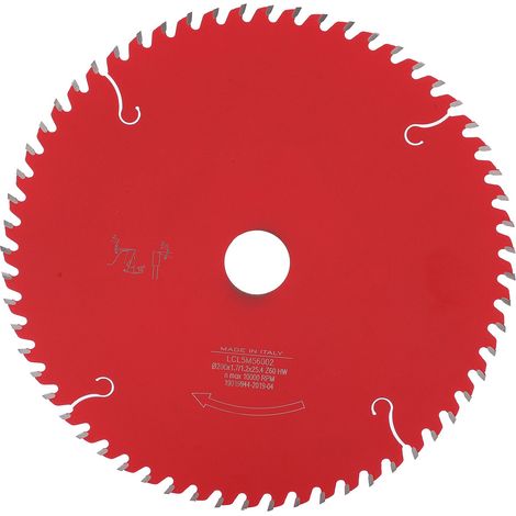 Lame de scie circulaire carbure épaissie 200x1,7x25,4mm 60 dents, disque à bois massif, outil de coupe professionnel (1/5)