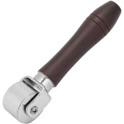 Rouleau à bords de cuir pour lisser le cuir (1/4)