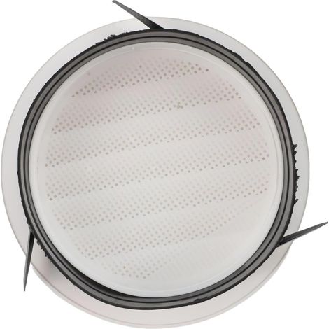 ABS pour grille d'aération ronde avec maille amovible, couvercle d'entrée d'échappement mural et de plafond, tuyaux de 75 mm à 200 mm, noir (150 mm) (1/5)