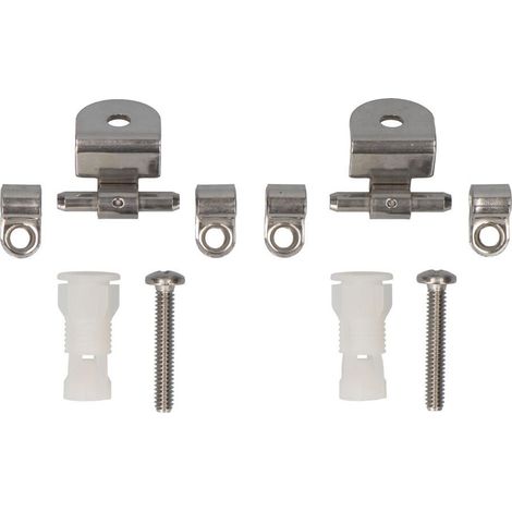 Kit-Set mit 2 Scharnieren für Roca Dama Senso oder Giralda abnehmbarer Sitz AI0002100R – Roca