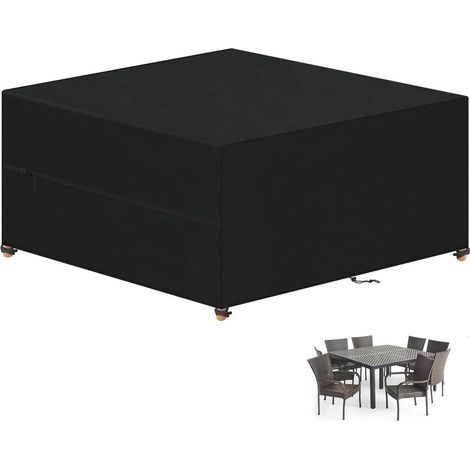 Gartenmöbel Abdeckung 230x230x85cm Wasserdicht & UV-beständig 420D Oxford (1/5)