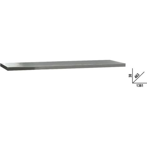 Beta C45PX/2-1,3MT Piano da lavoro MDF rivestito acciaio per banco arredo