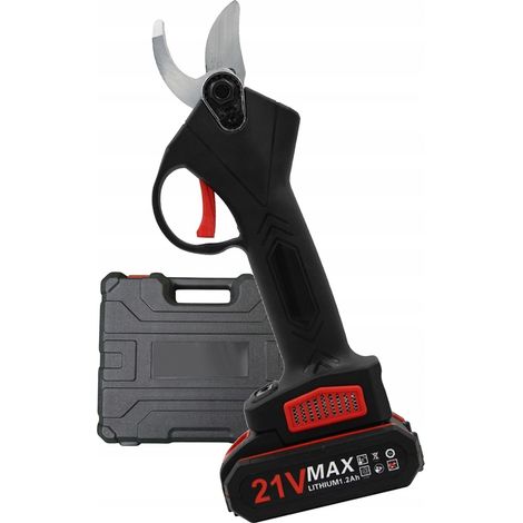 Sécateur sans fil SKU 466 21V 2 piles boîtier rouge 30 mm (1/4)