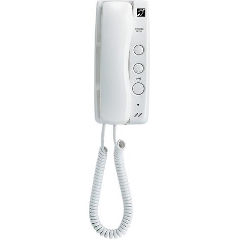 Aiphone – Poste audio combiné GT1D avec boucle magnétique – 2 fils – Fixation murale – Compatible gamme GT – Pour personnes malentendantes