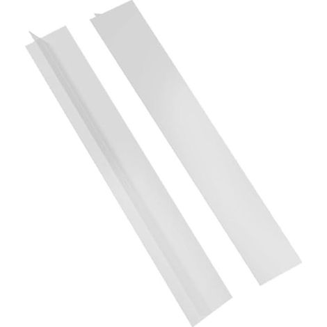 2 Pack Flexible Kitchen Stove Gap Covers, Silicone Gap Fillers Between Counter and Stovetop,Washer, Oven, Dryer, Easy to Wipe, Food grade silicone material (White,25in) (1/5)