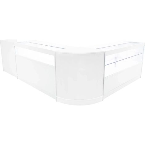Gravity LED Shop Counter Set B1500, C1500, TB60 & CM60 - White
