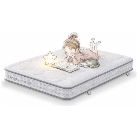 Materasso a molle insacchettate a 7 zone 140x200 cm H3, materasso in schiuma a freddo alto 15 cm, portata fino a 280 kg, materasso ortopedico matrimoniale, adatto a chi soffre di allergie, certificato (1/5)