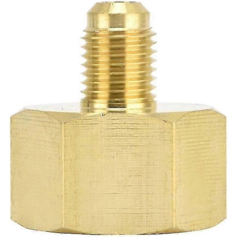 Adaptateur/convertisseur de réfrigérant pour climatisation W21 vers 1/4 SAE pour R32 et R134a (1/5)