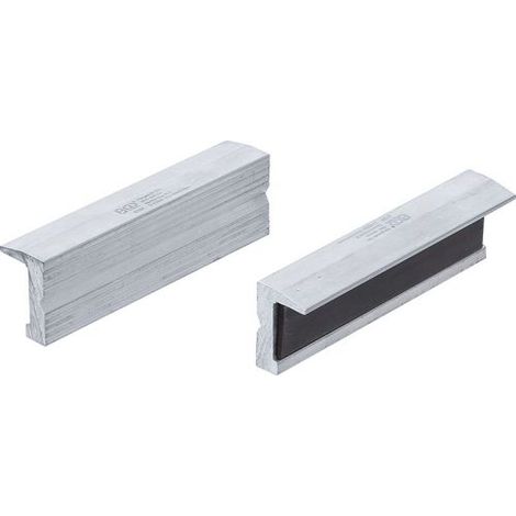 BGS Morsetti di protezione per morsa, alluminio, larghezza 100 mm, 2 pezzi - 6797