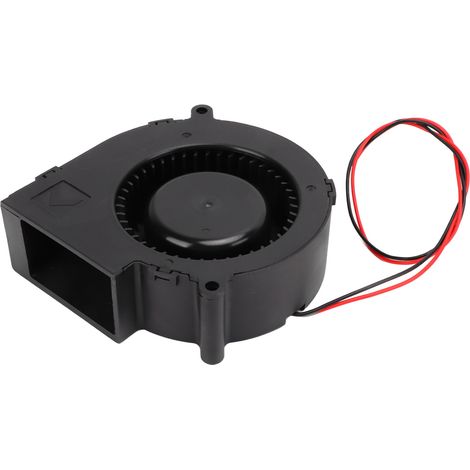 Ventilateur souffleur 12 V CC 2,7 A à deux roulements à billes sans balais 4500 tr/min, revêtement en fibre de verre PBT et cuivre, pour usine (1/5)