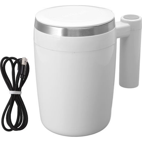 Mug mélangeur magnétique automatique 380 ml. rechargeable par USB. en acier inoxydable. (1/4)