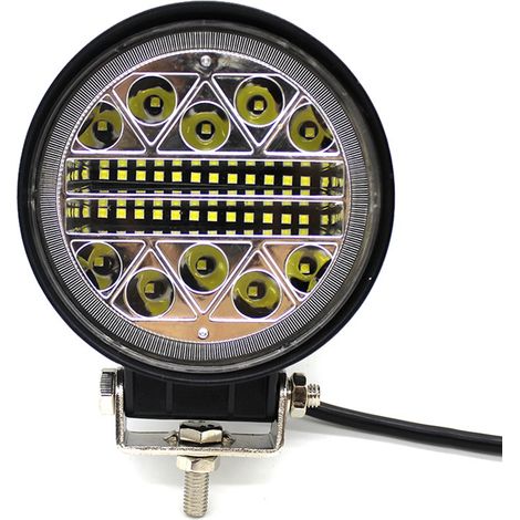 Due fari a LED ad ampio campo da 102 W lampeggianti per auto, fari modificati per veicoli fuoristrada, faretti, luci per moto, luci per camion (1/5)