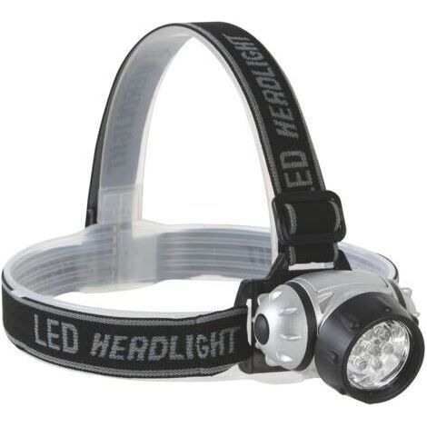 LED headlamp, LED headlamp, head torch, LED headband, construction site LED headband, head light, 7 bright white LEDs, 4 lighting modes (1/5)