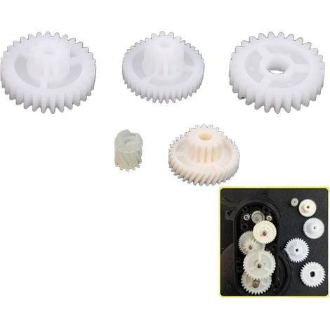 Kit de remplacement de roue latérale pour aspirateur robot fabriqué à partir de plastique pour un usage quotidien fiable (A) (1/5)