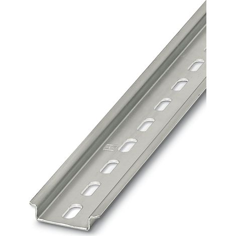 Rail DIN Phoenix Contact 955mm x 35mm x 7.5mm, Perforé, Rail oméga en Acier ( Prix pour 1 )