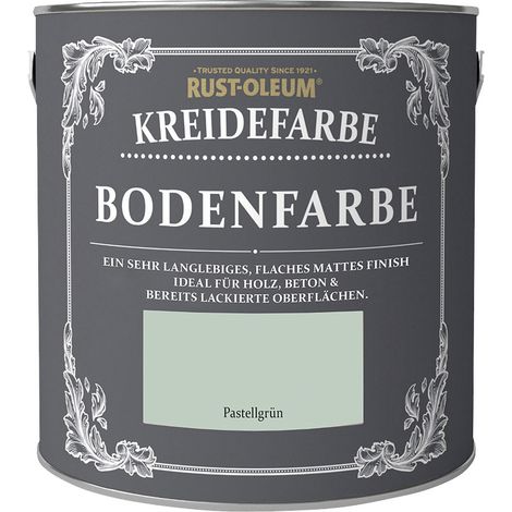 Rust-Oleum Kreidefarbe Bodenfarbe 2,5 L pastellgrün Kreidefarbe