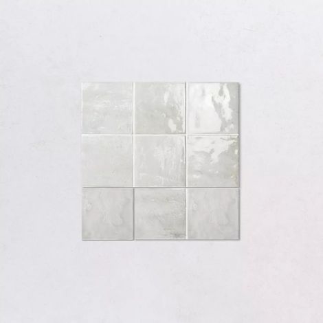 Faience Effet Zellige Gris SOROLLA Silk 13,2x13,2cm (1/3)