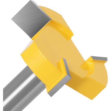 Frese per spianare tavole di legno, gambo da 1/2 pollice, 3 alette, fresa per spianare tavole, piallatura, fresa per legno, pialla, utensile per la lavorazione del legno (1/5)