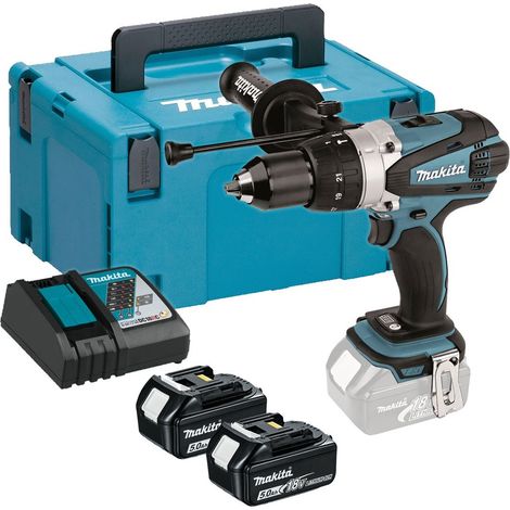 MAKITA DHP458RTJ 18v Combi drill 13mm keyless chuck