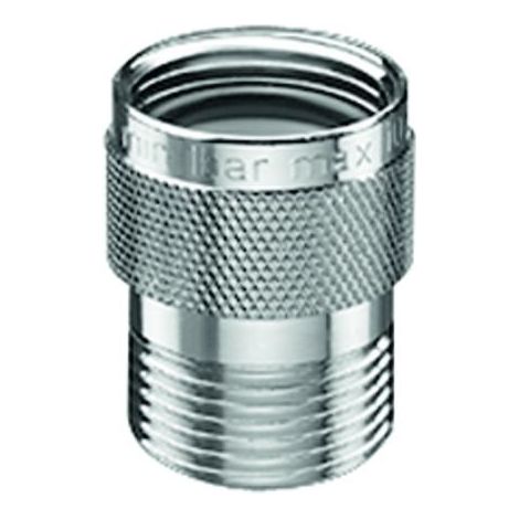 SCHELL Dispositivo de seguridad contra rotura de manguera 3 / 4Z cromado (1/2)