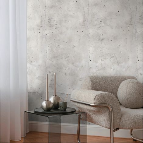 A.S. Creation Fototapete 8.80 x 0.53 m Livingwalls Beton Tapete Grau 791552 Industrial CosmoLiving by Cosmopolitan (1/3)