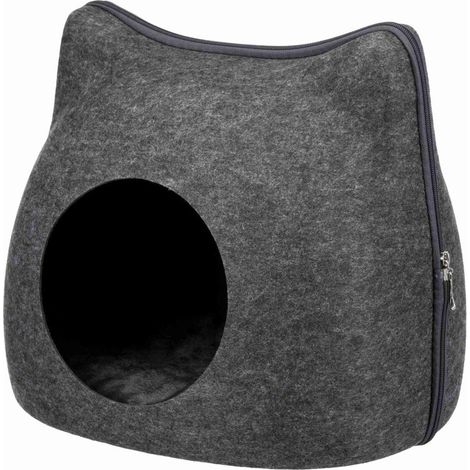 Katzen-Iglu 38×35×37cm Farbe anthrazit (1/5)