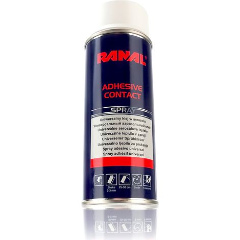 Adhesivo universal en aerosol para tapicería RANAL 400 ml (1/2)