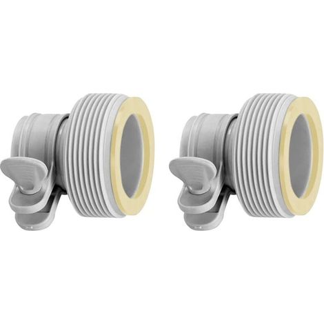 Schlauchadapter – 32 mm auf 38 mm – Für Aufstellpools – 2 Stück (1/5)
