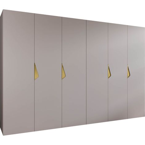 Armario Hartford 622, Cachemira, 202x300x52cm, Puertas de armario: Con bisagras, Número de estantes: 0 (1/5)
