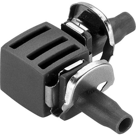 Jonction en l 4,6mm blister 10 pces connex<>