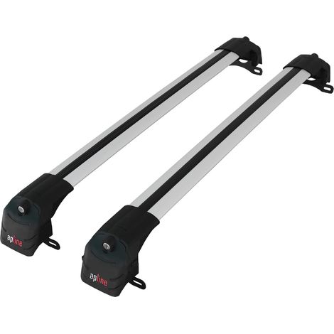 Compatible avec Cadillac Escalade 2015-2020 ACE-2 Modèle Barres de Toit Railing Porte-Bagages de Voiture Aluminium Gris 2 Barres (1/5)