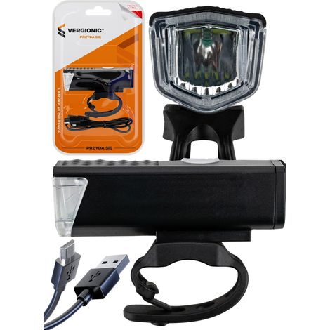 LEISTUNGSSTARKE LED-FAHRRAD-FELDLEUCHTE, 3 MODI, 300 LM, USB, 800 mAh, WASSERDICHT