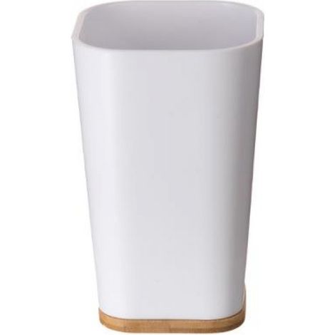 Accessoirs Porte savon + Gobelet "Natureo" Atmosphéra - Blanc
