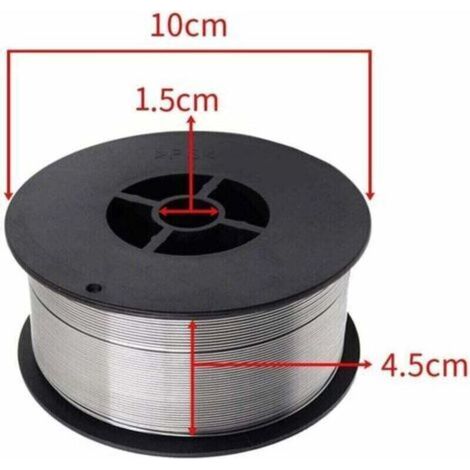 E71T-GS 0,8 mm 1 kg selbstschützende, gaslose Fülldrahtspule für universelles MIG-Schweißen in alle Richtungen (1/3)