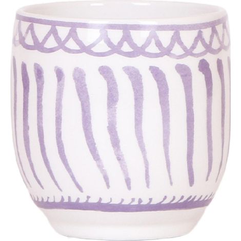 Cache-pot décoratif Granada en céramique émaillée style méditerranéen lilas Ø 9 cm - PANGIVO (1/5)