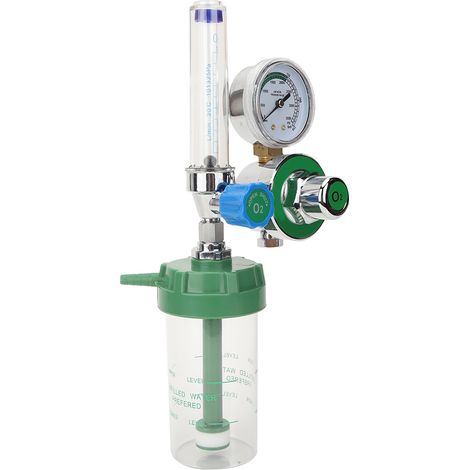Régulateur de pression d'oxygène WX YQ-02 avec débitmètre et raccord fileté mâle G5/8-14 (1/5)