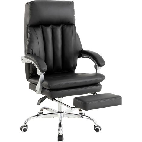 Sedia da ufficio, ergonomica, con poggiapiedi, 60 x 60 x 115 cm, beige (1/5)