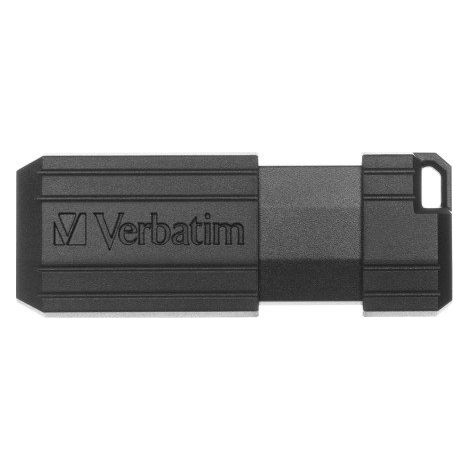 Clé USB Verbatim PinStripe 16 Go noire (1/4)