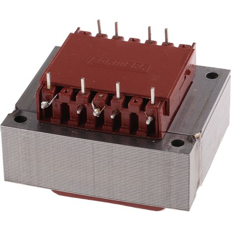 Transformateur pour circuit imprimé, Vin V c.a., Vout 12V c.a., 2 sorties, 12VA ( Prix pour 1 )