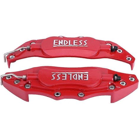 2 Stück Bremszangenschutzabdeckungen aus Aluminium für Radnaben 16-17 Zoll (mittel)