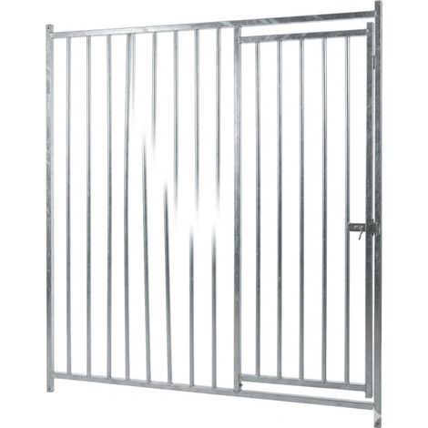Grille avant pour niche avec porte 200 x 185 cm Niche avec porte et séparation de 5 cm (1/5)