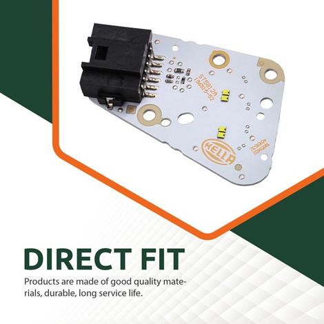 19623502 is applicable to the right-side LED headlight daytime running light module of a left-hand drive Renault. (1/4)