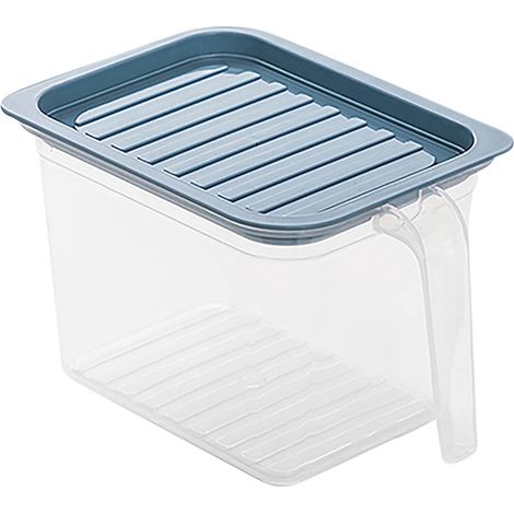 Boîte De Rangement Réfrigérateur - Boîte Alimentaire Étanche Transparente Pour Fruits Légumes Céréales - 1 Pièce (1/3)