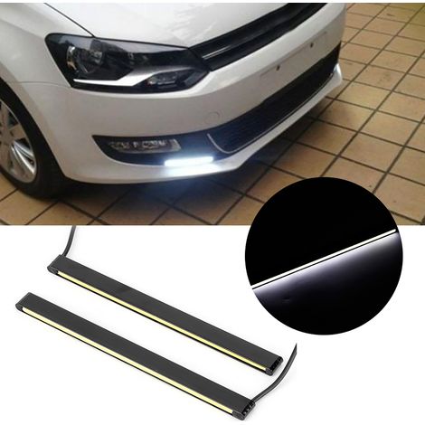 Feu de jour COB étanche à LED haute luminosité, 16 cm, blanc, pour voiture. (1/5)