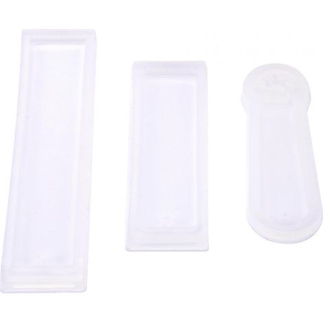3 pièces/Ensemble Bricolage Marque-Page Moule, Bricolage Rectangle Chat Griffe Silicone Moule résine époxy Bijoux Marque-Page Artisanat avec Trou (1/5)