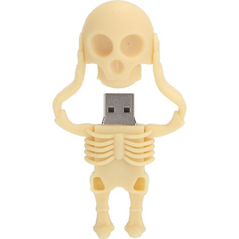 3D-Totenkopf-USB-2.0-Stick – Ideales Geschenk für Geburtstag, Weihnachten, Ostern oder Neujahr – 64 GB (1/5)