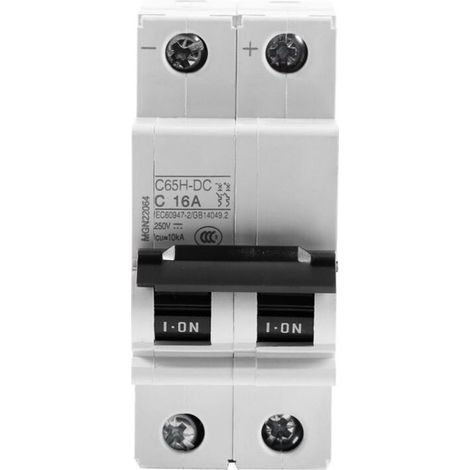 250V DC 2P Low Voltage Air Miniature Circuit Breaker Solar Energy Switch 16A/63A(16A)