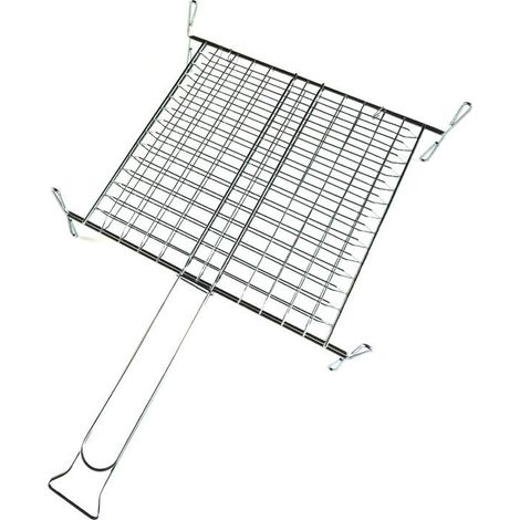 Graticola Sandrigarden doppie, mod. largo con piedi, 350x400 mm