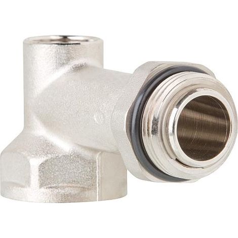 Raccord coude 1" long avec manchon 1/2"