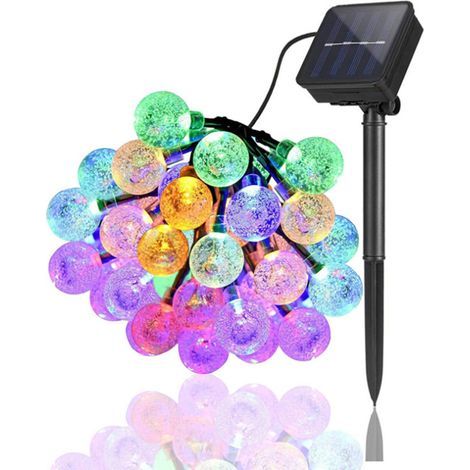 Meter lange Solarleuchte mit 50 LEDs und 8 Modi für den Außenbereich